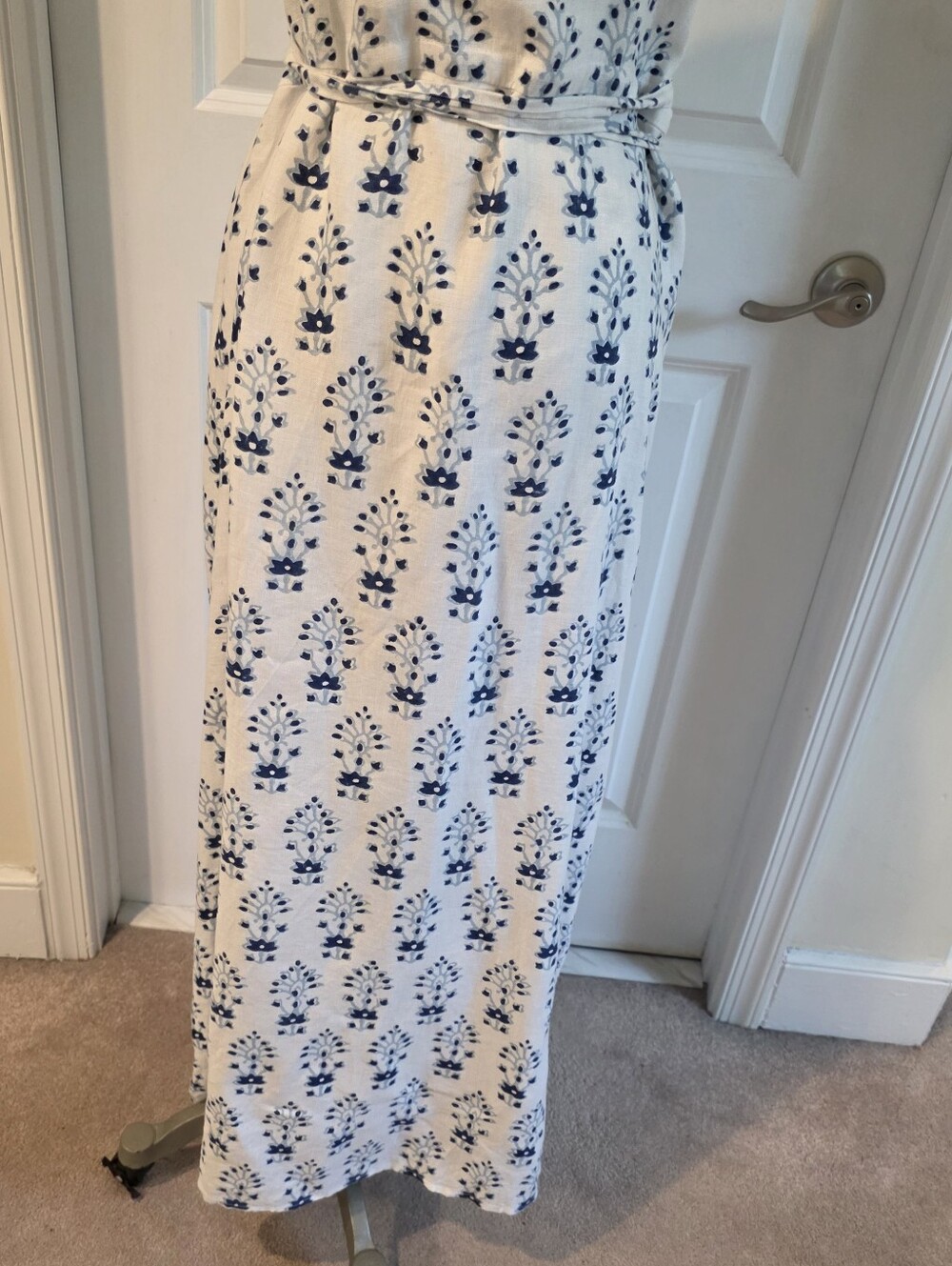 Roller Rabbit Linen Wrap Dress Size Large - Picture 7 of 11